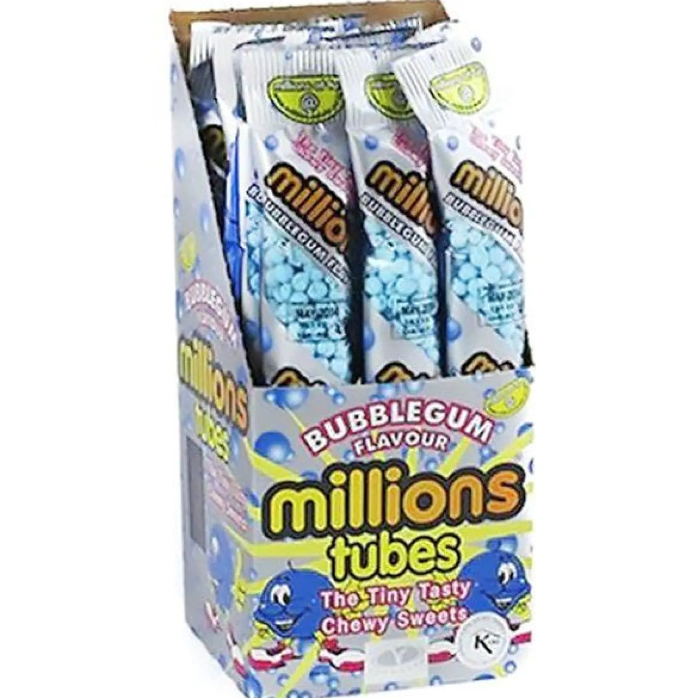 Millions Tubes - Bubblegum Flavour X12<Party Delights New