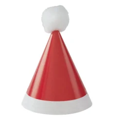 Party Delights Christmas Party Accessories<Mini Pom Pom Santa Party Hats (8Pk)