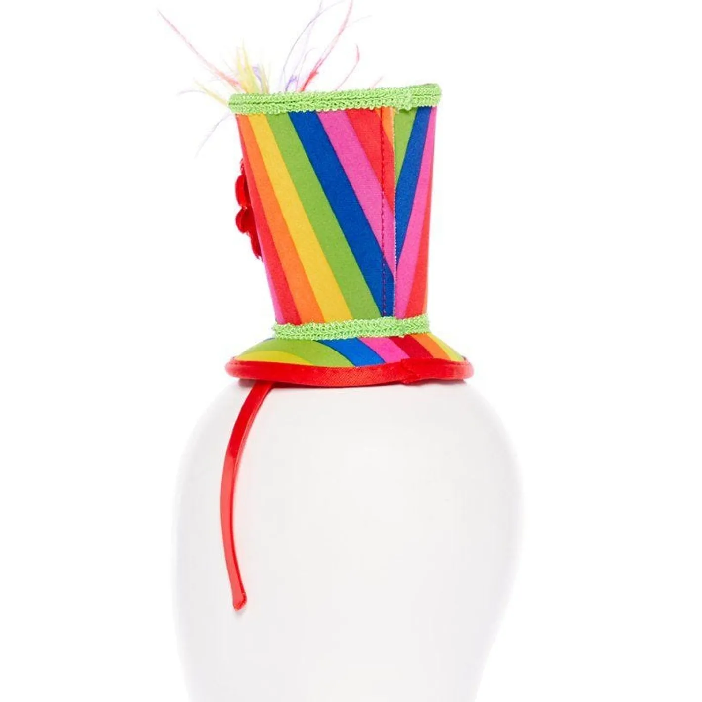 Mini Rainbow Top Hat Headband<Party Delights Online