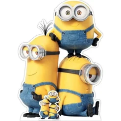 Minions 2 Kevin Bob And Stuart Medium Cardboard Cutout - 131Cm<Party Delights