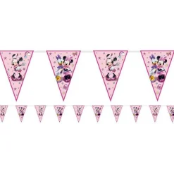 Minnie Mouse Junior Paper Flag Bunting - 2.3M<Party Delights Outlet