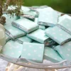 Mint Green Polka Dot Chocolate Neapolitans - 20Pk<Party Delights