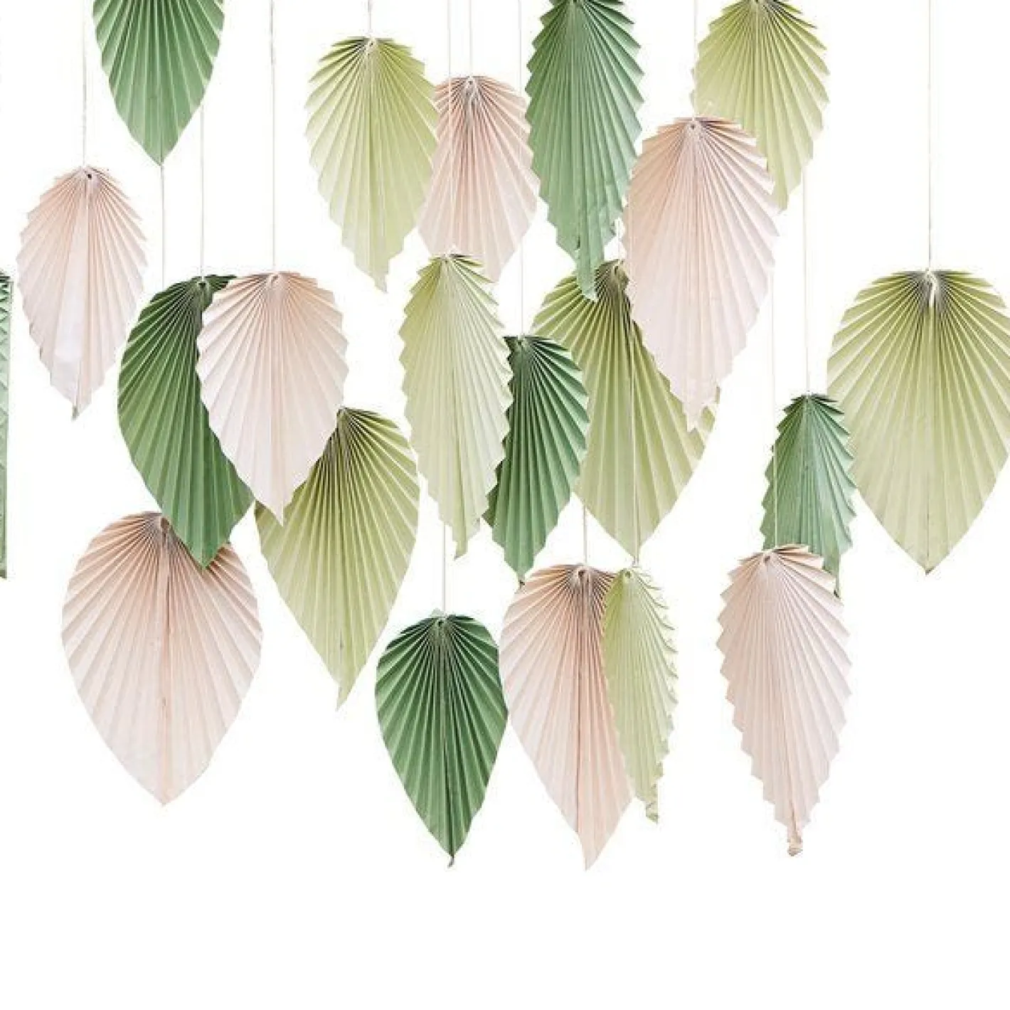 Mix It Up Mint Palm Backdrop<Party Delights Sale