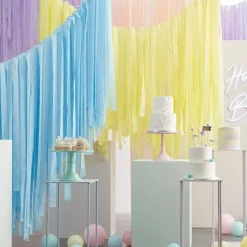 Mix It Up Pastel Streamer Ceiling Decoration<Party Delights