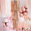 Mix It Up Rose Gold Foil Fringe Chandelier Decoration - 1.3M X 40Cm<Party Delights Best