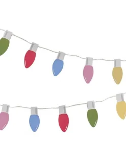 Party Delights Hanging Decorations<Multi-Coloured Christmas Lights Paper Garland - 5M