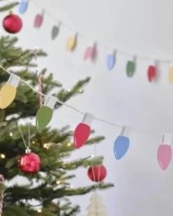 Party Delights Hanging Decorations<Multi-Coloured Christmas Lights Paper Garland - 5M