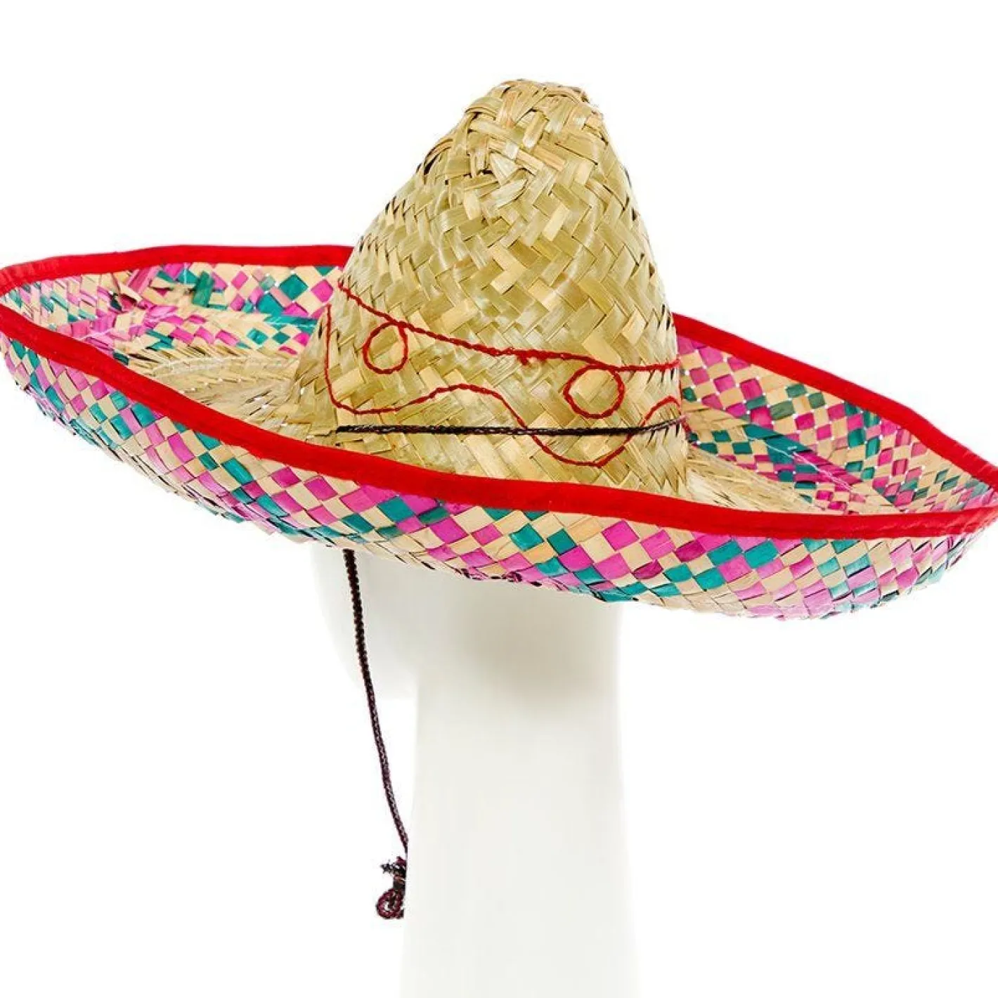 Natural Straw Mexican Sombrero<Party Delights Best