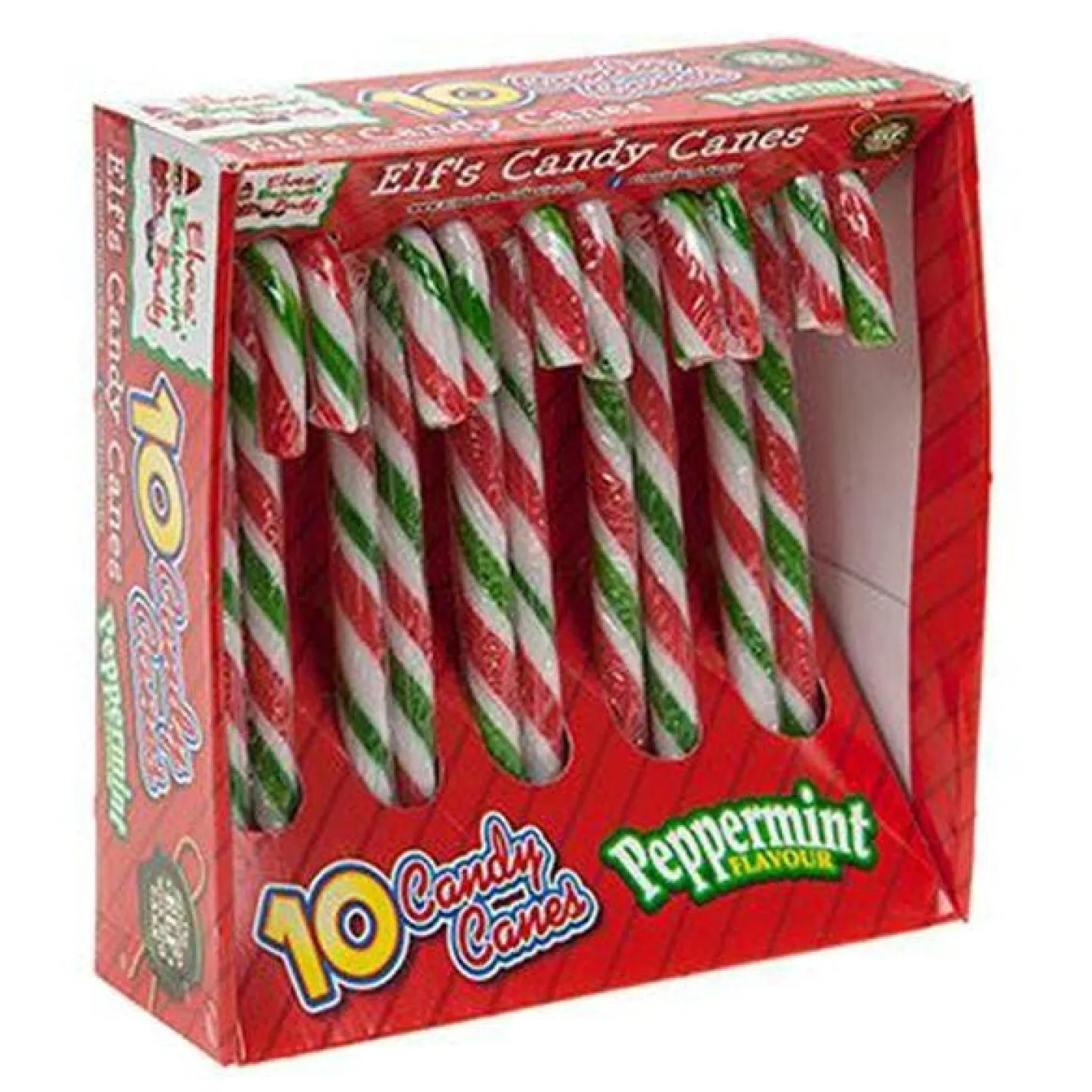 Naughty Elf Candy Canes - 10Pk<Party Delights Best