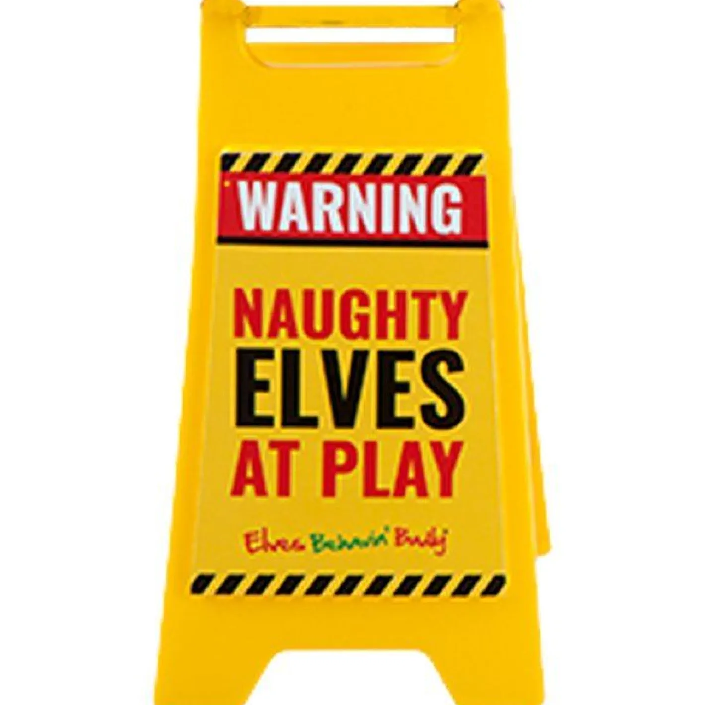 Party Delights Naughty Elf Accessories<Naughty Elf Mini Warning Sign