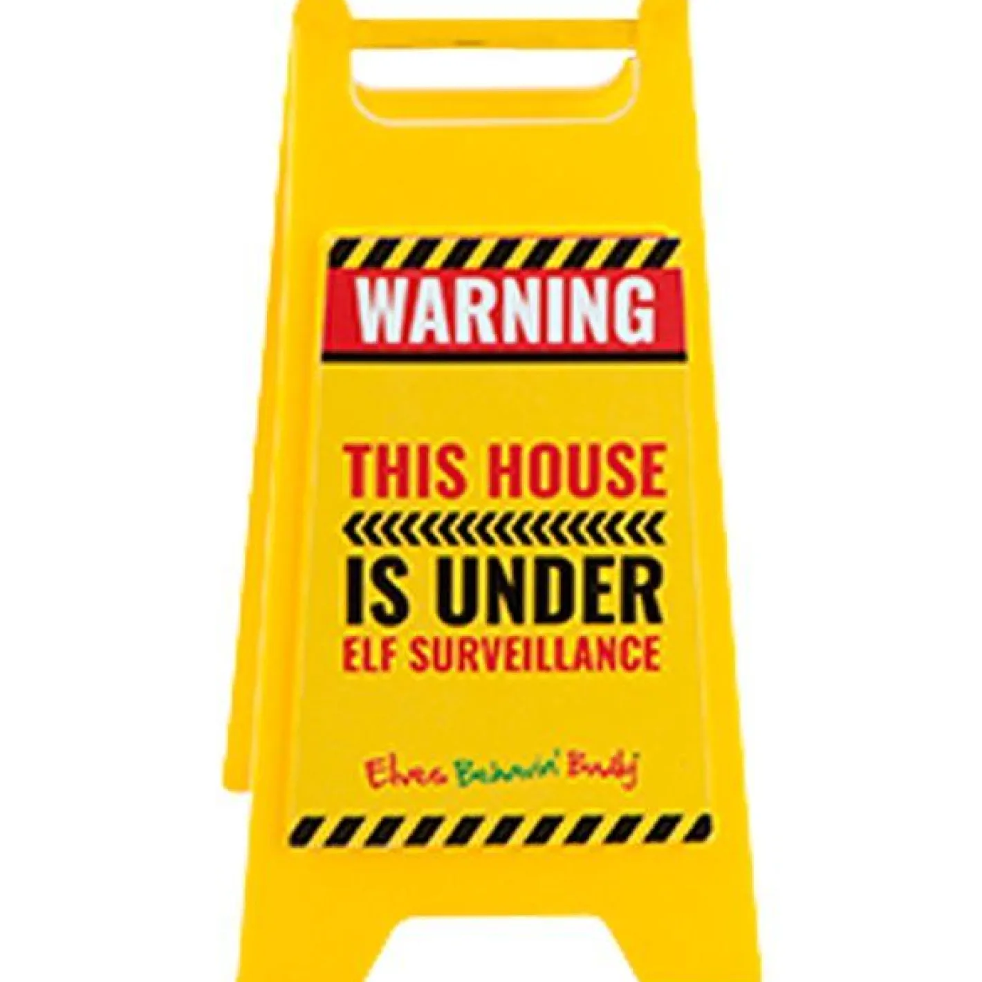 Party Delights Naughty Elf Accessories<Naughty Elf Mini Warning Sign