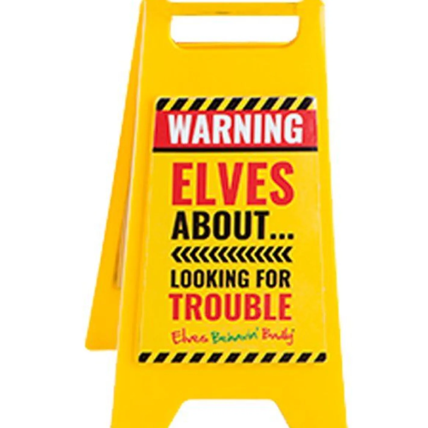 Party Delights Naughty Elf Accessories<Naughty Elf Mini Warning Sign