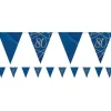 Navy & Gold Geode 80Th Birthday Paper Bunting - 3.7M<Party Delights Sale
