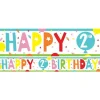 2Nd Birthday Paper Banners - 1M (3Pk)<Party Delights Outlet