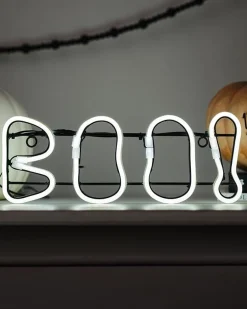 Party Delights Halloween Home Decor<Neon Boo Led Sign