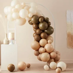Nude And Brown Balloon Arch Kit - 70 Balloons<Party Delights Discount
