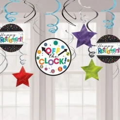 Officially Retired Hanging Swirl Decoration (12Pk)<Party Delights New