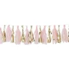 Oh Baby Pink & Gold Tassel Garland (16Pk)<Party Delights Hot
