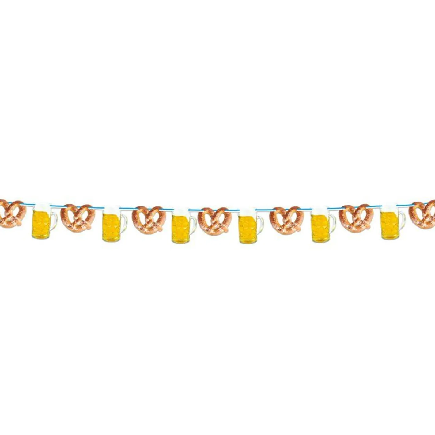 Oktoberfest Pretzel Paper Garland - 10M<Party Delights Best