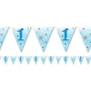 One Little Star Boy Paper Bunting<Party Delights Online
