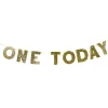 One Today Gold Glitter Banner - 2M<Party Delights Clearance