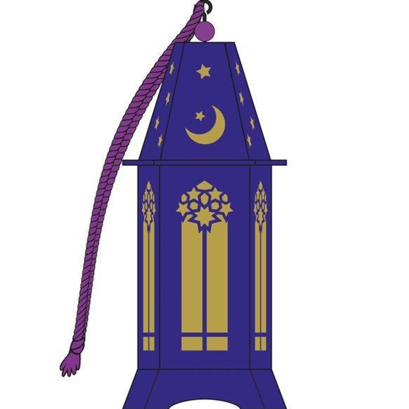 Opulent Eid Mini Led Lantern - 25Cm<Party Delights Online