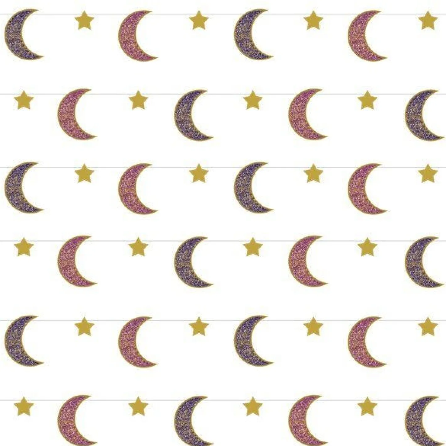 Opulent Eid String Decoration - 2.13M (6Pk)<Party Delights Best