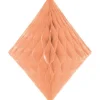 Orange Honeycomb Diamond Decoration - 30Cm<Party Delights