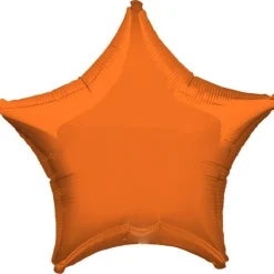 Party Delights Balloons<Orange Star Balloon - 19" Foil