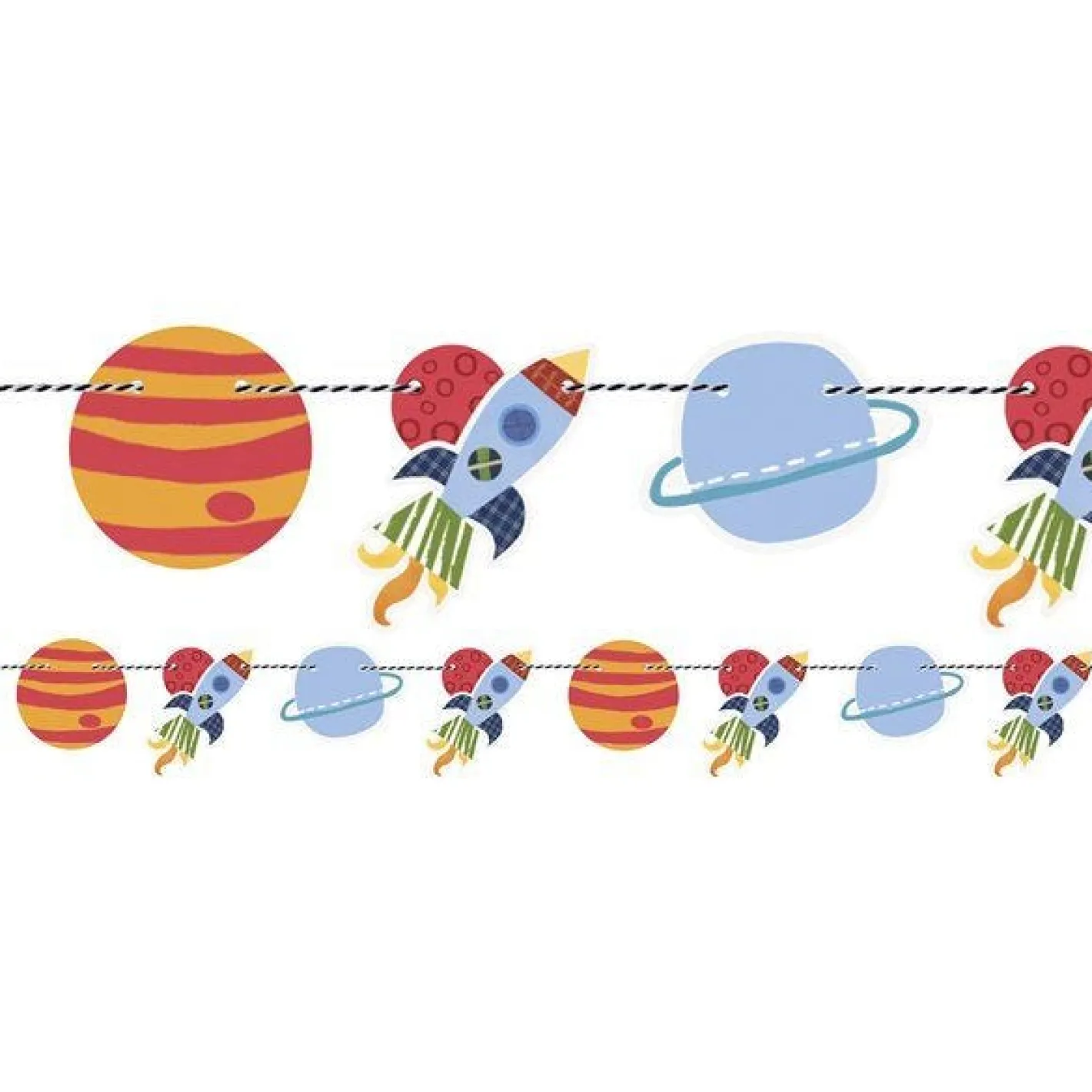 Outer Space Paper Banner - 1.5M<Party Delights Hot
