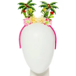 Palm Tree & Flower Headband<Party Delights Online