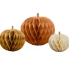 Party Delights Hanging Decorations<Paper Pumpkin Honeycomb Decorations (3Pk)
