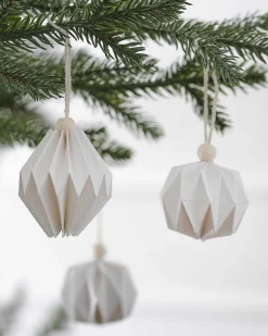 Party Delights Hanging Decorations<Paper Shaped Tree Decorations With Bead (3Pk)