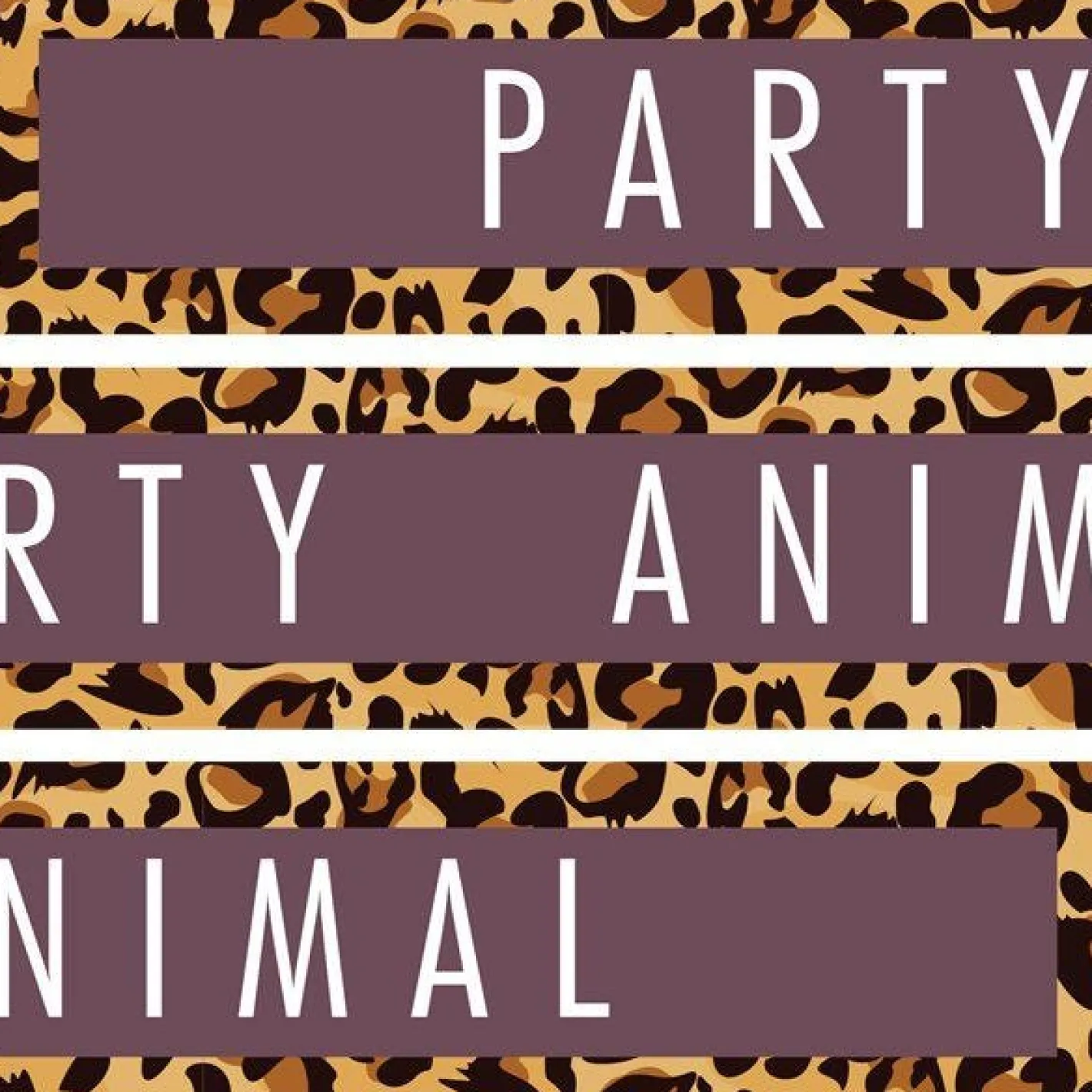 Party Animal Paper Banner - 1M (3Pk)<Party Delights Discount