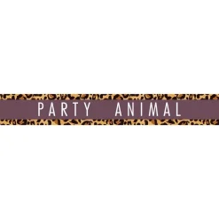 Party Animal Paper Banner - 1M (3Pk)<Party Delights Discount
