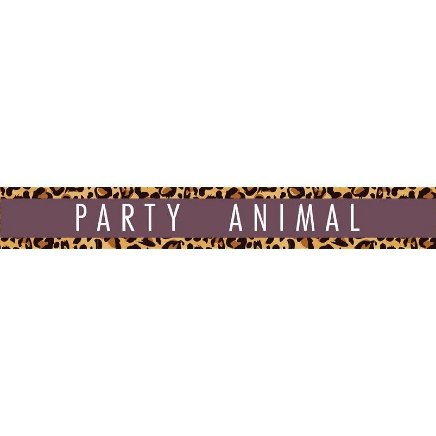 Party Animal Paper Banner - 1M (3Pk)<Party Delights Discount
