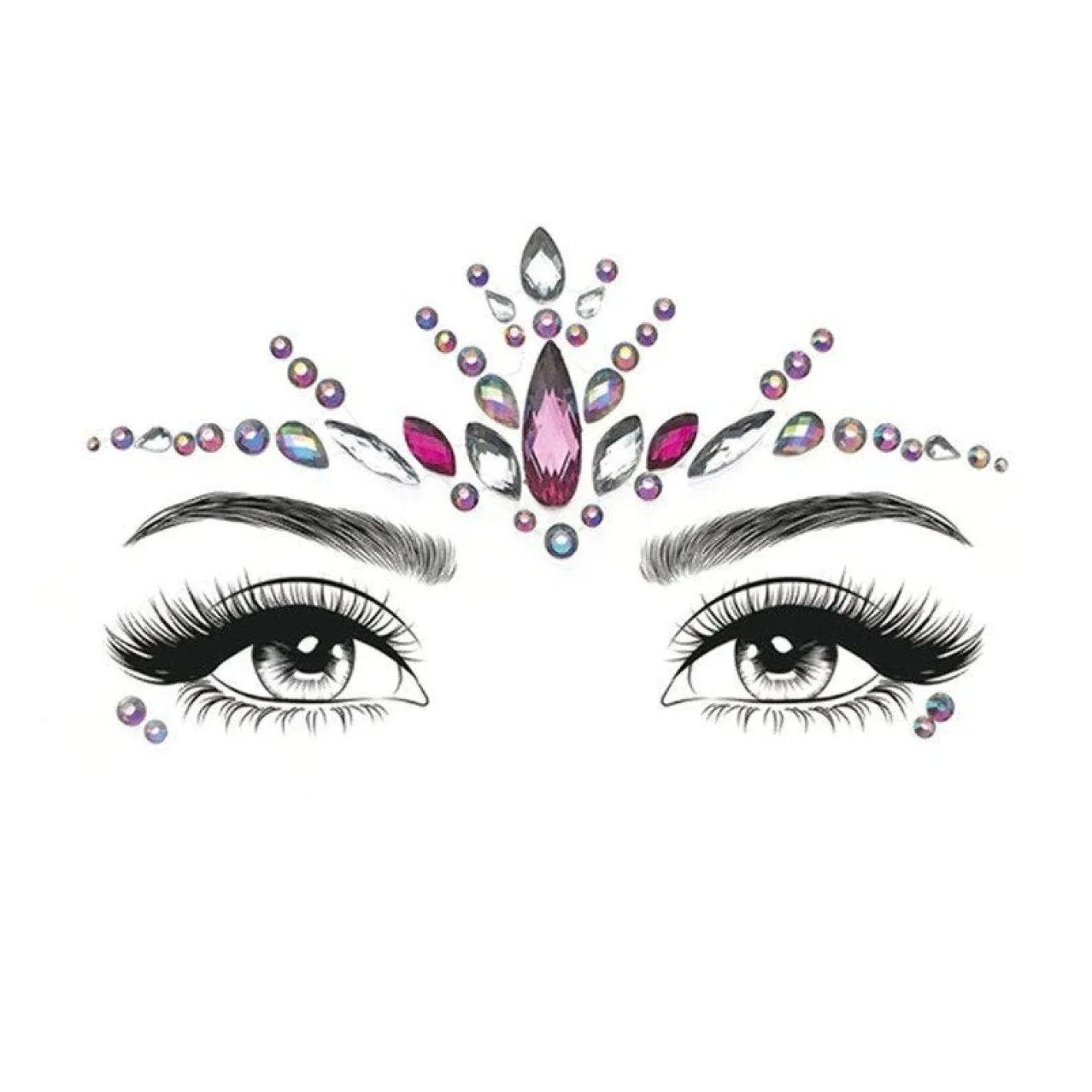 Party Princess Face Gems<Party Delights Hot