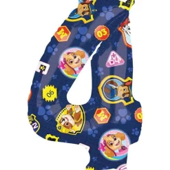 Paw Patrol Number 4 - 26"<Party Delights Discount