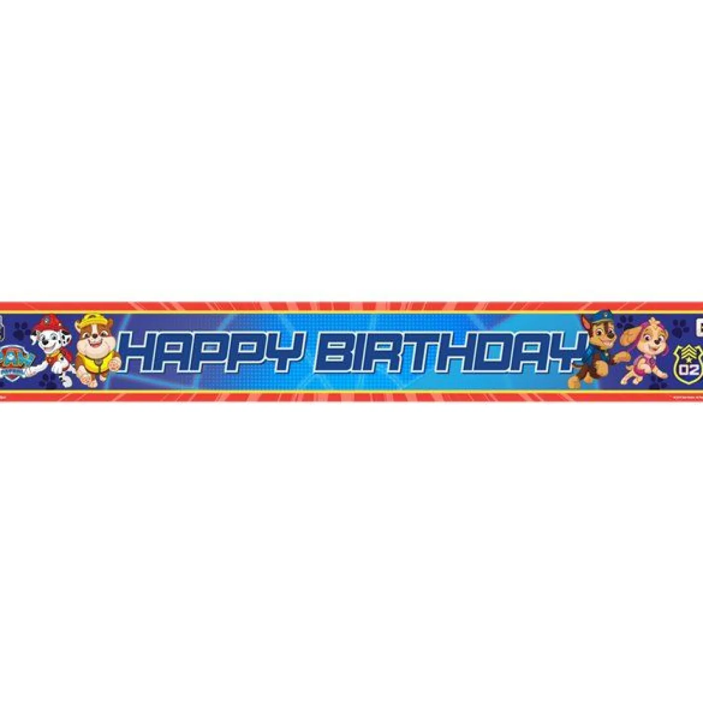Paw Patrol Paper Banners - 1M (3Pk)<Party Delights Sale