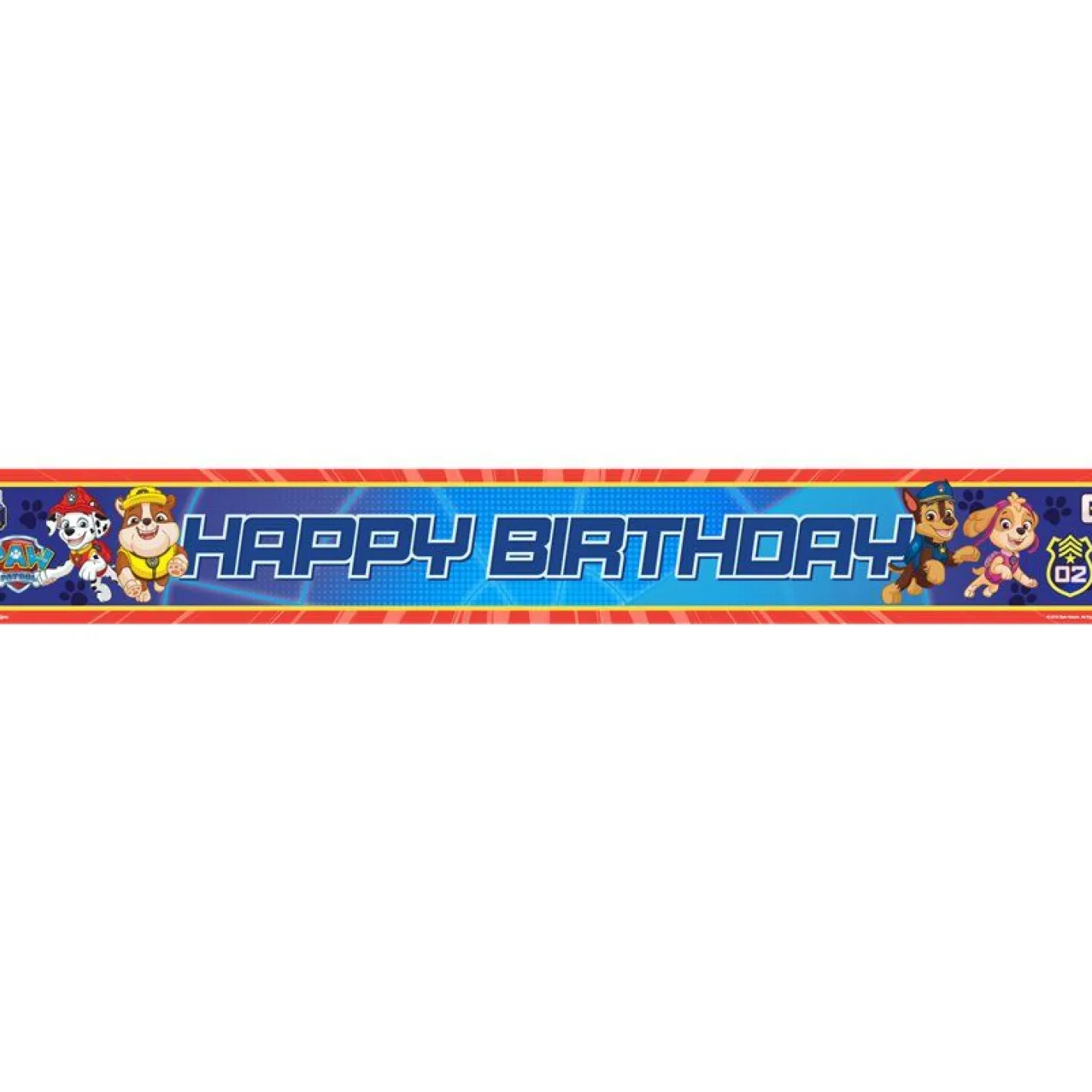 Paw Patrol Paper Banners - 1M (3Pk)<Party Delights Sale