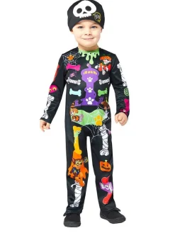 Kids' Party Delights Kids'<Paw Patrol Skeleton - Toddler And Child Costume