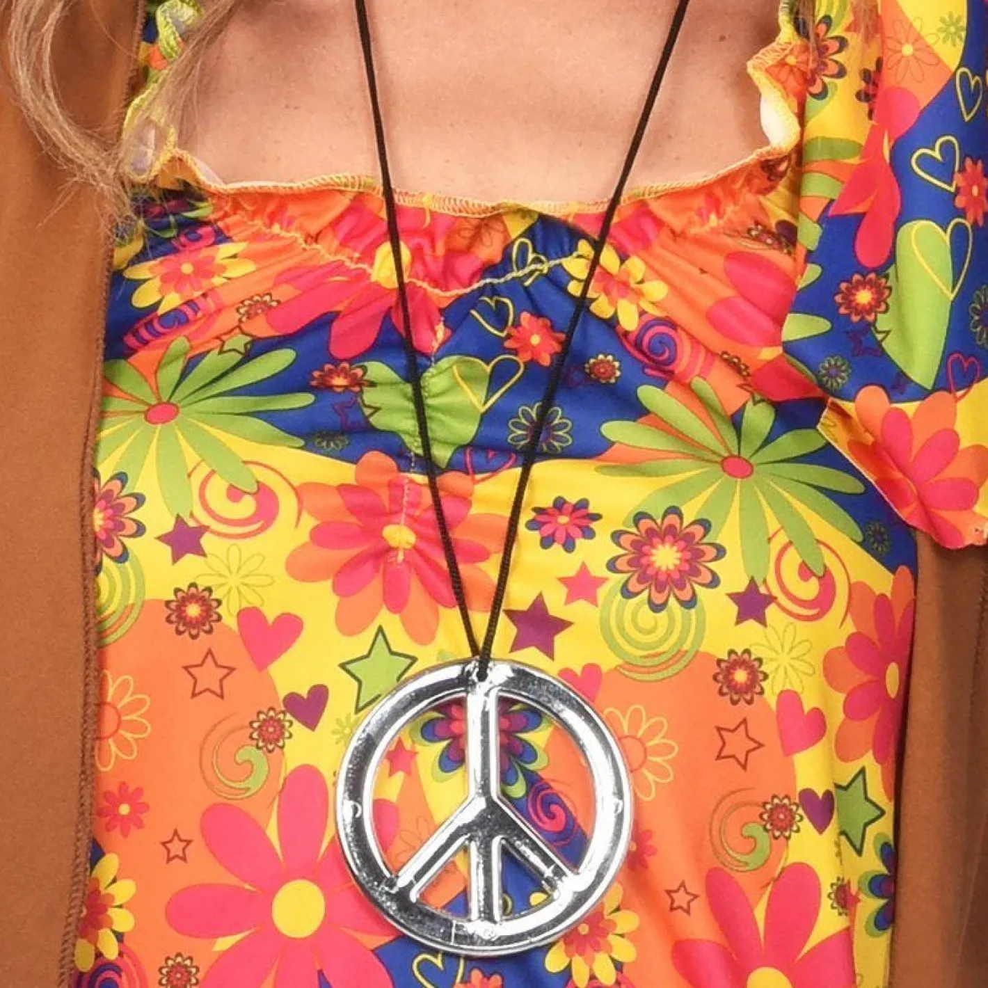 Peace Sign Necklace<Party Delights New