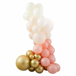 Peach And Gold Balloon Arch - 75 Balloons<Party Delights Discount