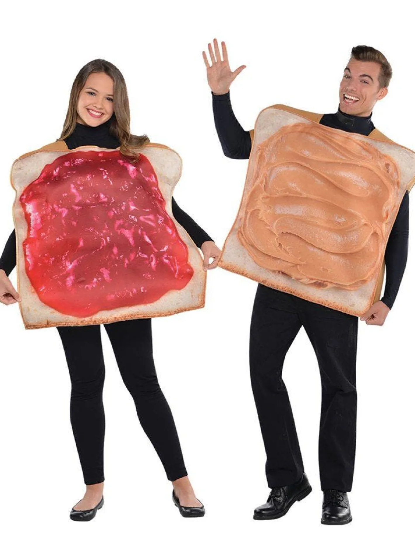 Party Delights Couples' Costumes<Peanut Butter And Jam Sandwich - Adult Costume