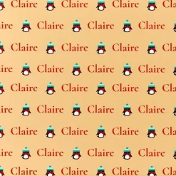 Party Delights Gift Wrapping<Penguin Christmas Personalised Wrapping Paper- 62 X 100Cm Sheet