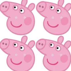 Peppa Pig Fun Face Masks (6Pk)<Party Delights Hot