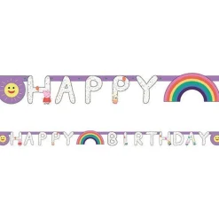 Peppa Pig 'Happy Birthday' Paper Letter Banner - 2.1M X 13Cm<Party Delights Best