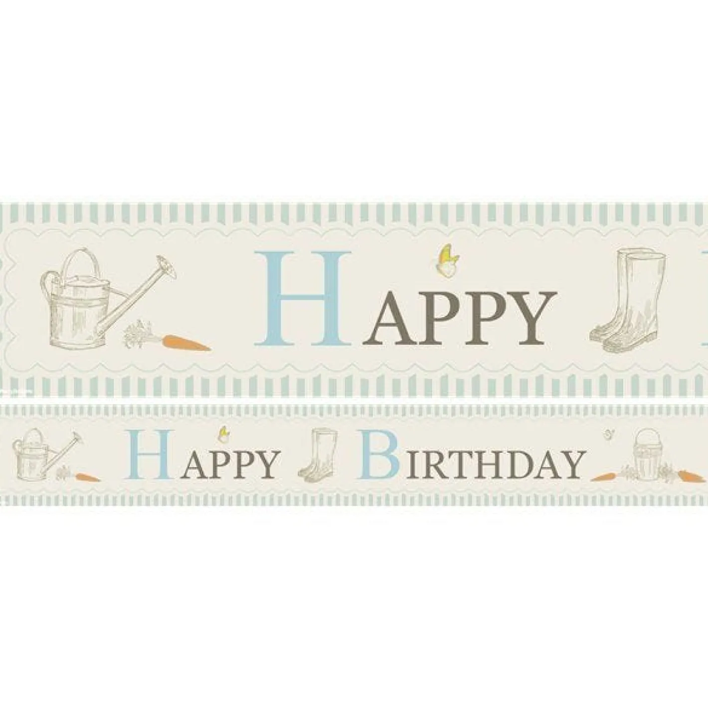 Peter Rabbit Paper Banners - 1M (3Pk)<Party Delights Outlet