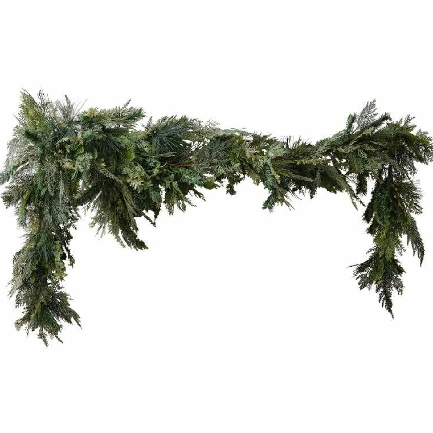 Party Delights Hanging Decorations<Pine & Cypress Foliage Christmas Garland - 3M