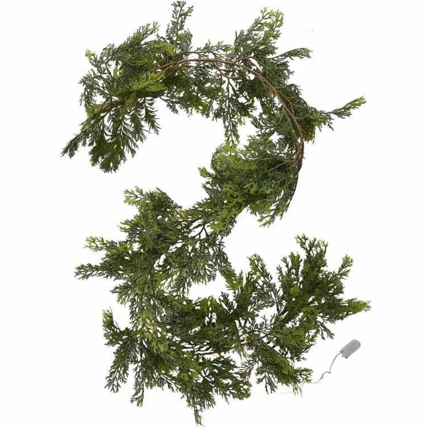 Pine Foliage Christmas Garland With Lights - 1.8M<Party Delights Best